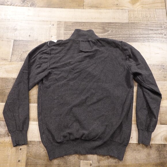 BKE Argyle Quarter Zip Sweater Men’s XL Gray Blue Classic Preppy Cotton BUCKLE - Picture 9 of 11